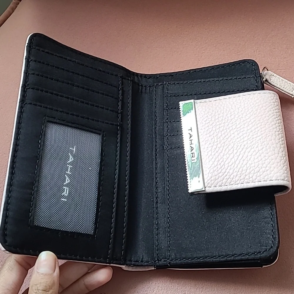 Faux Leather Light Pink Wallet
